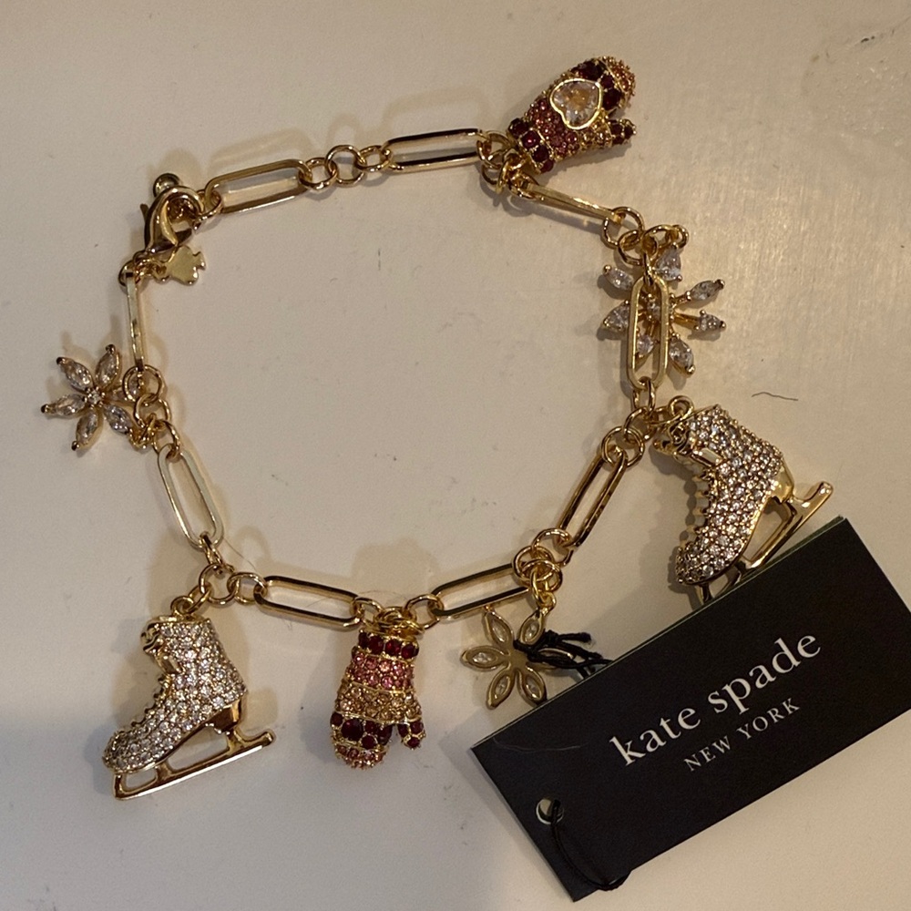 Kate Spade Winter Themed Charm Bracelet